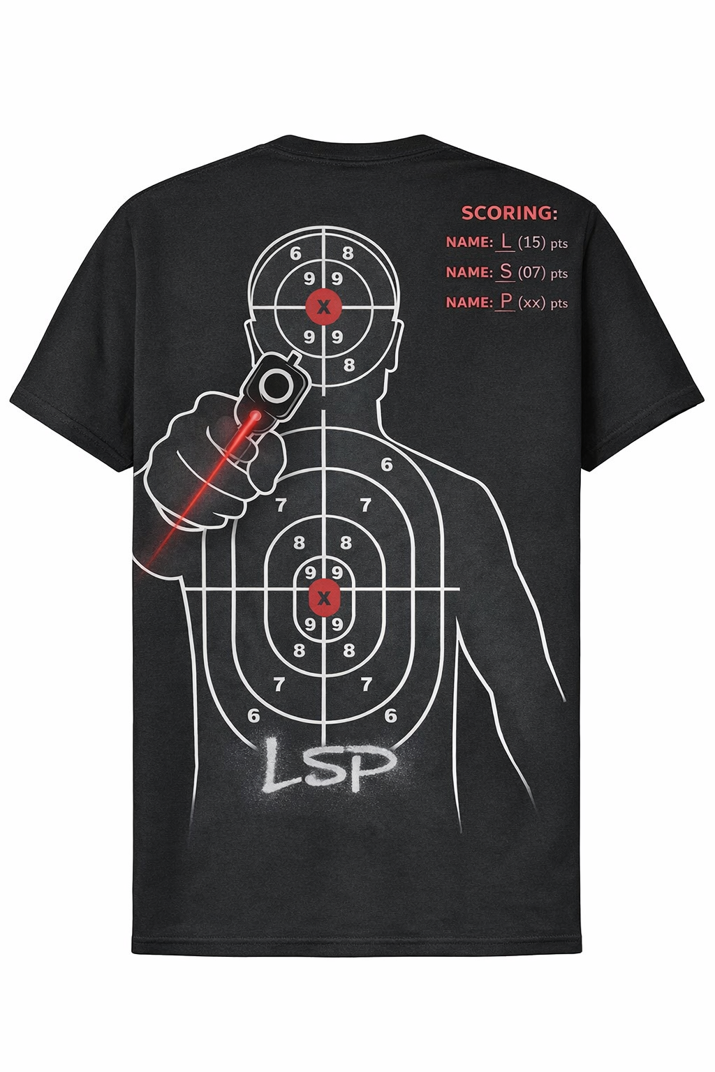 target laser t shirt